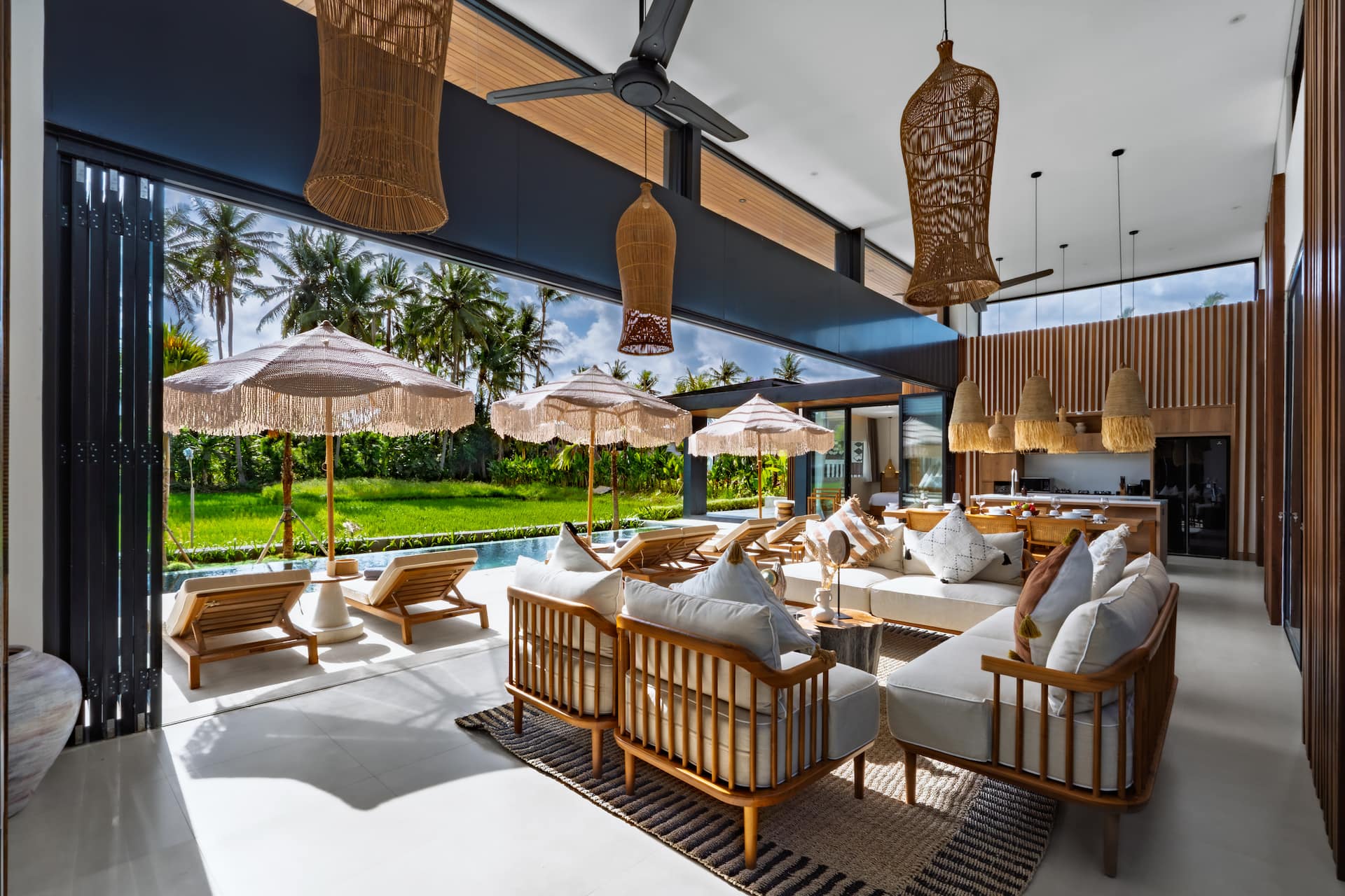Designer Villa Facing Rice Fields & Sunset – Ubud — photo 3